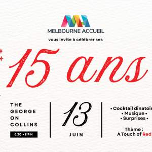 15 ans de Melbourne Accueil