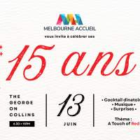 15 ans de Melbourne Accueil