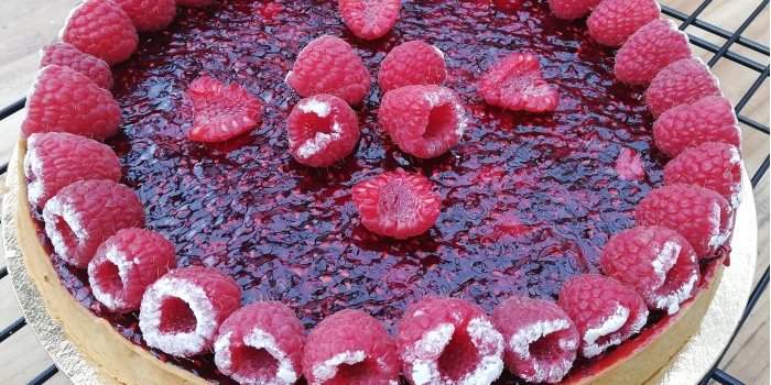 Atelier pâtisserie Tarte Amandine framboise