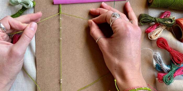 Atelier créatif : bracelet en macramé avec Raphaëlle &#127752; Nouveau modèle